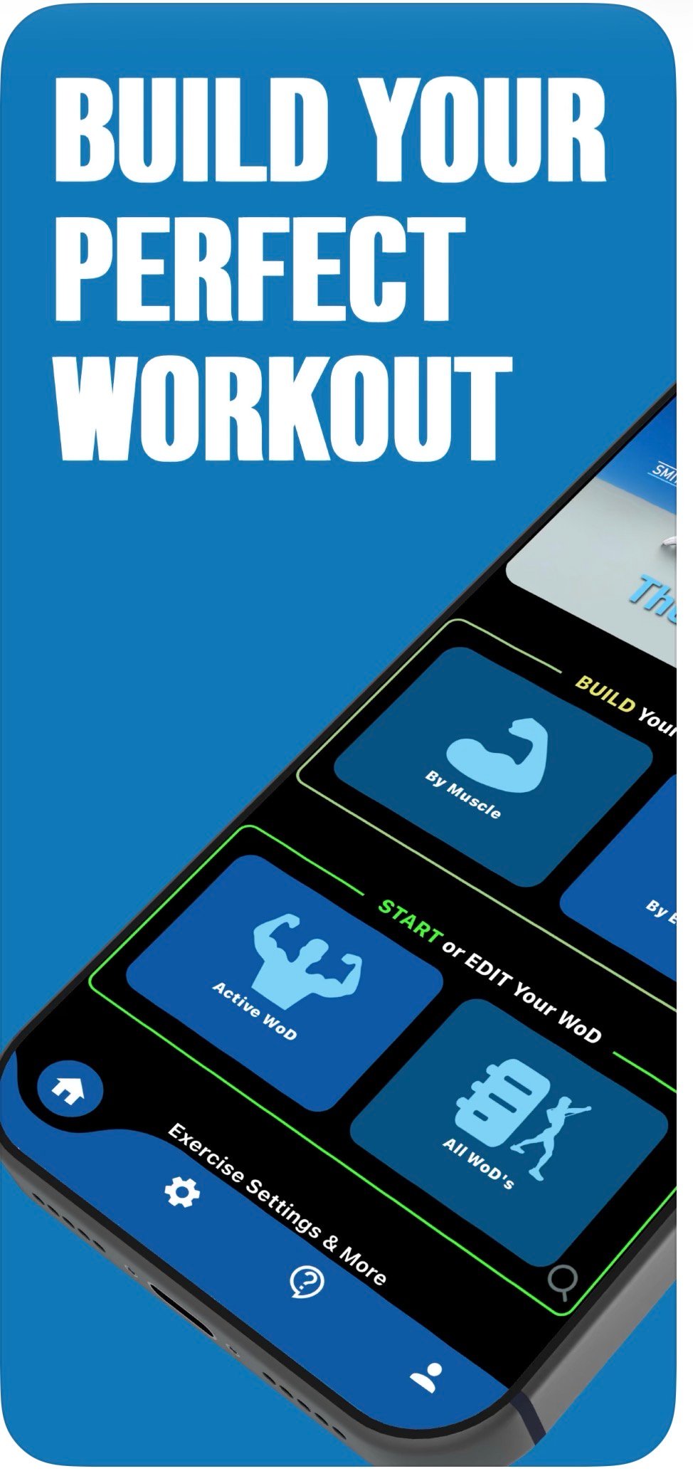 SQUATX workout builder and muscle exercise companion mobile app