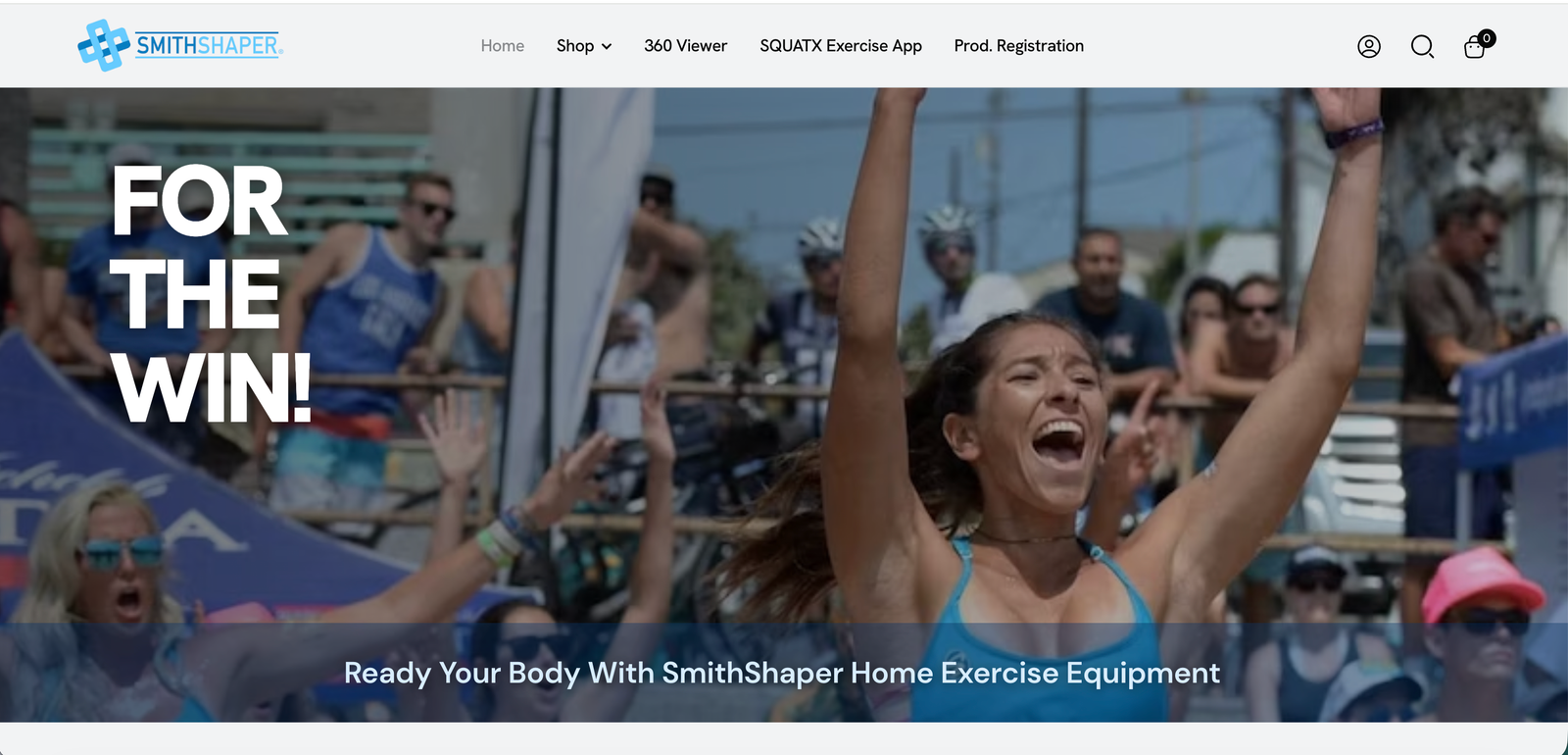 SmithShaper Home Exercise Equipment e-commerce storefront